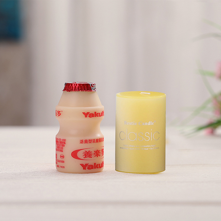 Pink Beautiful Macaron Wax Tea Light Candle Green Favors Scent, Luxury Candle For Home Scent Gift Set