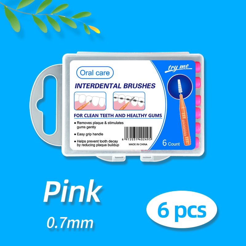 Hook boxes (6-pack, pink)