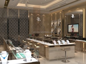 Mujiang Custom Modern Glass Jewelry Display Cabinet High Quality MDF and Acrylic for <strong>Shop</strong> Furniture Design