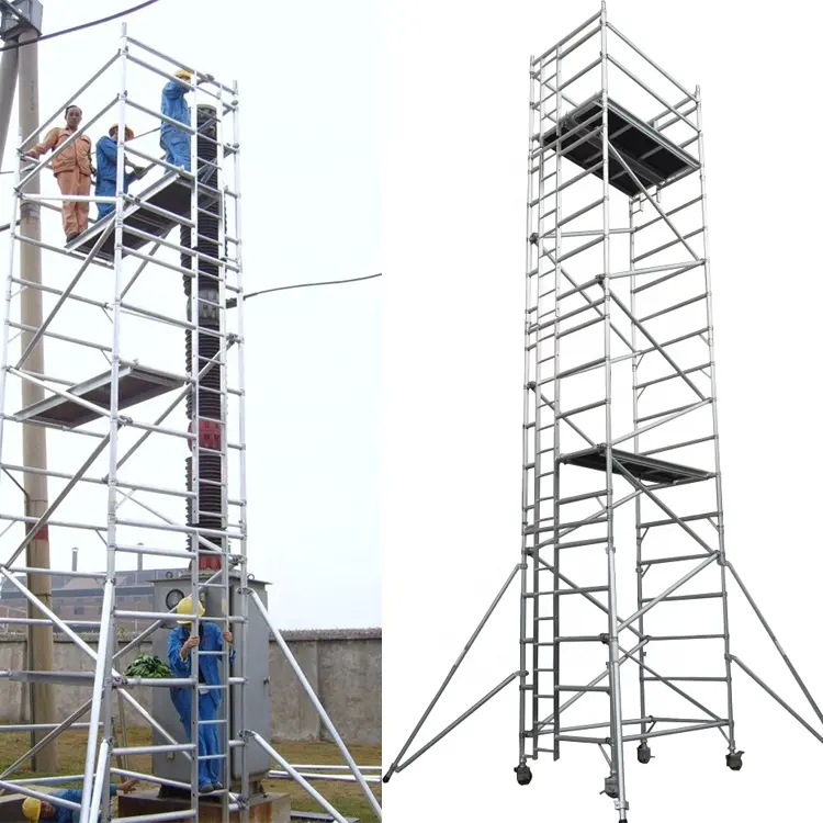 Nomes de ferramentas de construção de 3m, modelos de torre do scaffold de alumínio