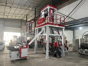台湾高速自动塑料机吹膜生产线用于LDPE HDPE LLDPE PP核心电机组件加工 - Product Image 4
