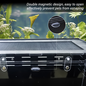 New Design Solid Pattern Simple Stackable Design Reptile Growth Enclosure Terrarium Pet Cages <strong>Arboreal</strong> Reptile Enclosure - Product Image 3
