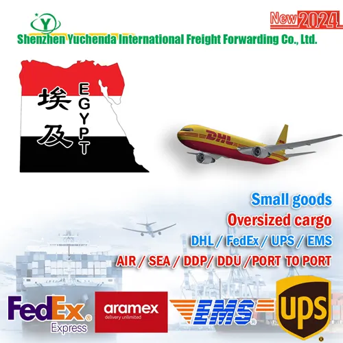 2024New Freight Forwarder China to Egypt Sea/Air Freight DDP to Egypt DHL/UPS/FedEx door to door