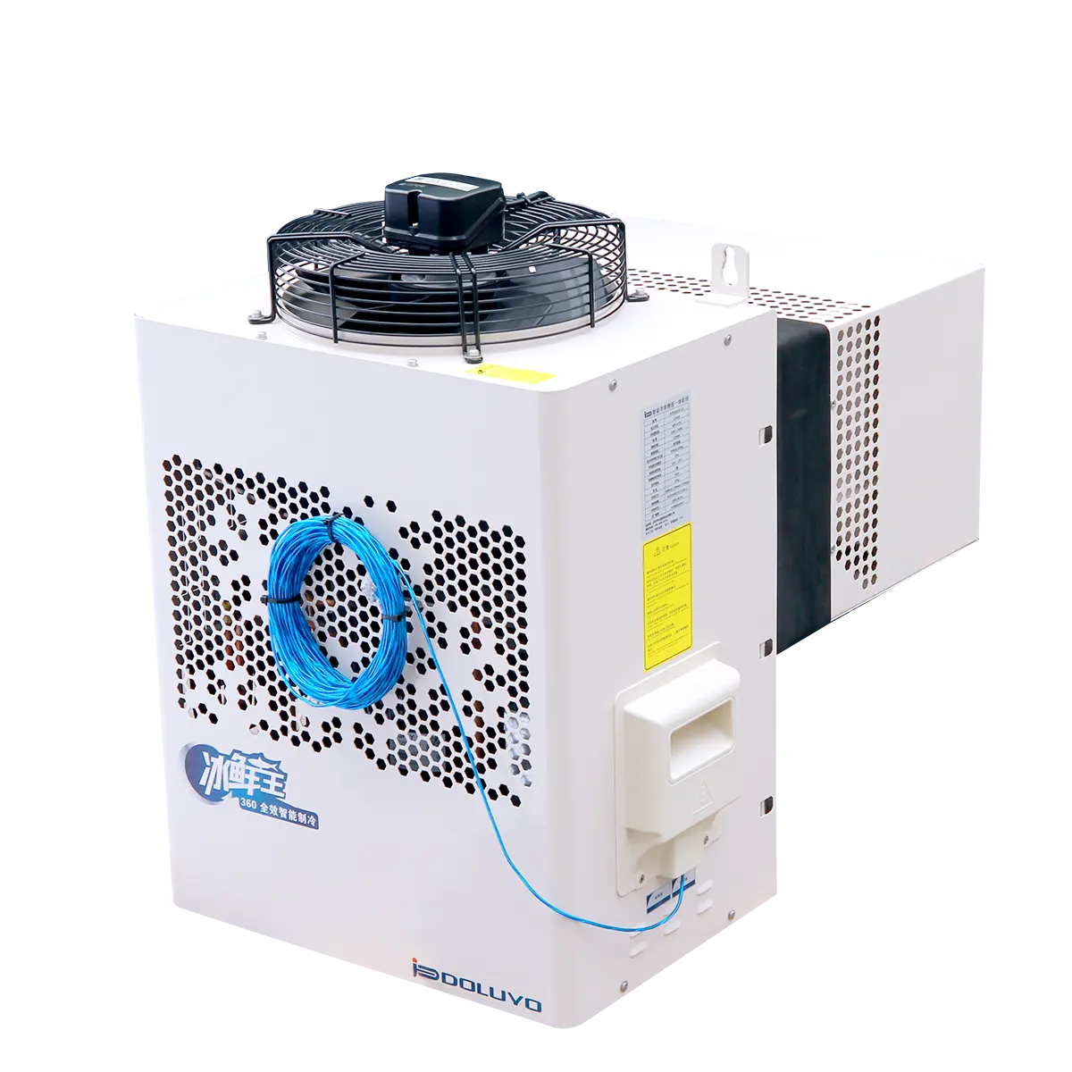 Unidade de condensação do equipamento de refrigeração monobloco side-in 1hp 2hp 3hp para caminhada na mini sala fria e freezer