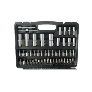 <strong>Box</strong> <strong>Wrench</strong> 108PCS Socket Set With Ratchet <strong>Handle</strong> Portable Plastic <strong>Box</strong> 1/4&quot;, 1/2&quot; CRV 108PCS Mechanics Tool Set