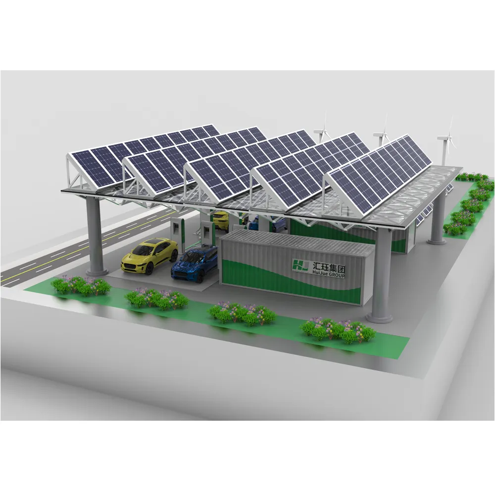 300KWh 200KW all in one hybrid inverter lithium battery solar wind power gen set microgrid system 3 phase output plug and play