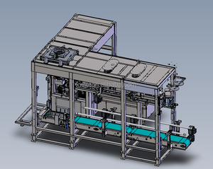 Confezionatrice ad alta velocità di zucchero bianco con funzione di alimentazione e sigillatura automatica del sacchetto da 1kg - Product Image 1