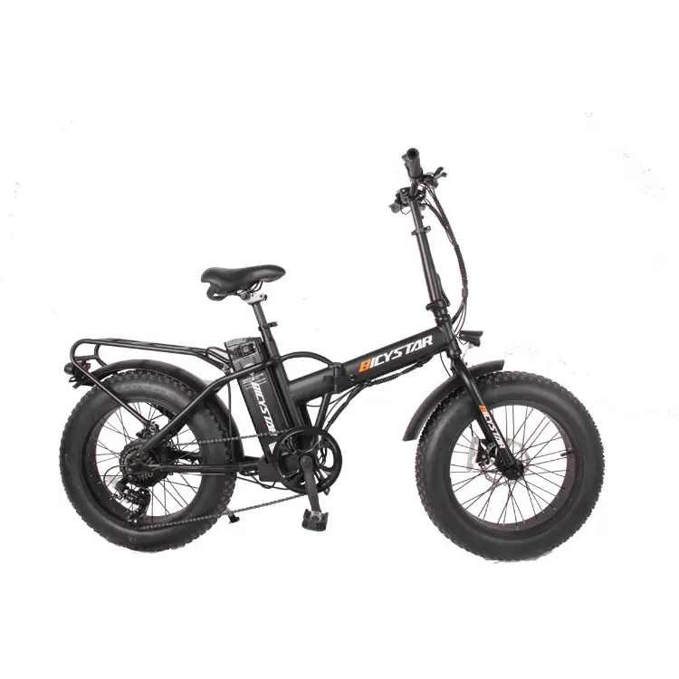 Bicicleta eléctrica plegable, rueda de radios de acero, 20 pulgadas