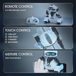 リモコンインテリジェントロボットセンシングプログラム可能な教育玩具インタラクティブウォーキングロボットジェスチャーコントロールロボット子供用 - Product Image 3