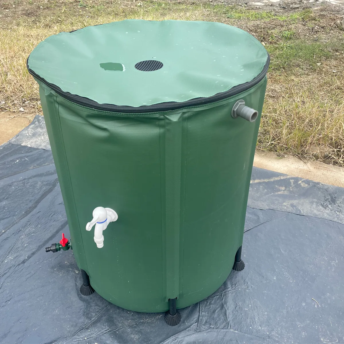 66 Gallonen 250L PVC wasserdicht sammeln Regen fass Wasser blasen tank