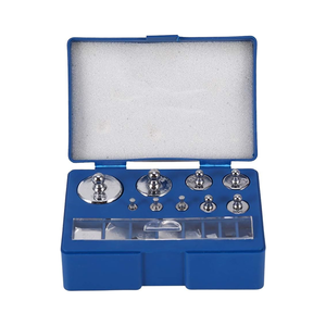 Quy mô hiệu chuẩn trọng lượng Kit thép chính xác hiệu chuẩn trọng lượng nhíp trường hợp quy mô kỹ thuật số khoa học phòng thí nghiệm trọng lượng giáo dục - Product Image 1