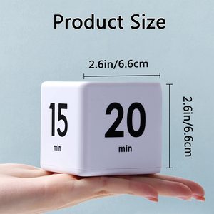 Hot Selling Mini Audible Cube Countdown-Timer für Kinder Zeit management Buch lesen Timer Cube Timer