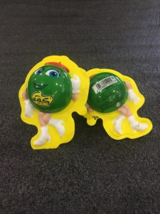 חבילה בתפזורת זולה צורת קריקטורה שעועית שוקולד ג'לי אריזת תרמופורמינג שלפוחית פלסטיק בהתאמה אישית