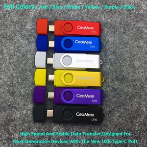 Ceamere แฟลชไดรว์ดิสก์ U คู่ CMC7,แฟลชไดรฟ์หน่วยความจำ32GB 64GB 128GB USB 2.0 3.0 Type C OTG USB Pendrive ของแท้ - Product Image 4