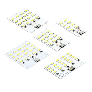 8 12 16 20 LED boncuk aydınlatma Panel modülü sokak satıcı lamba ile mikro USB & C tipi taşınabilir acil gece lambası - Product Image 1