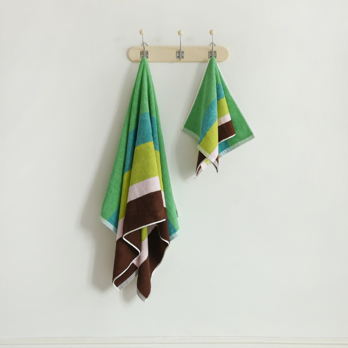Rayures de couleur-bleu-vert-marron
