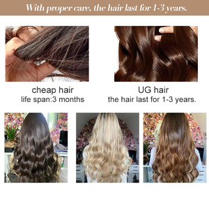 <strong>2025</strong> Best Quality 100% Cuticle Intact Hand Tied Weft Human Hair Extensions Raw Remy Material Hair - Product Image 5