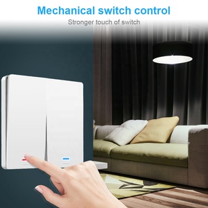 Vita intelligente Senza Fili Interruttore di Pulsante UE 86 Formato Timer di Controllo Vocale Alexa Google Assistente WiFi Smart 3 Gang Luce interruttore della parete - Product Image 3