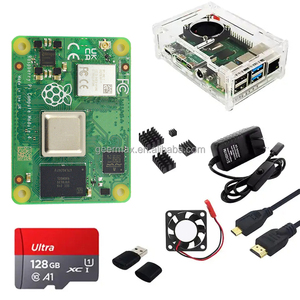 Raspberry Pi Compute modulo 4 CM4101000 Single Board Computer ventola di alimentazione adattatore Touch Screen custodia dissipatore di calore scheda SD CM4 - Product Image 3