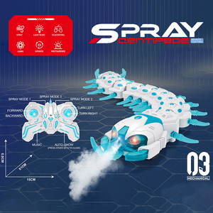 Ept 2.4G dạ quang phiên bản mở rộng điều khiển từ xa đồ chơi điện cơ khí phun rết mô phỏng bò sát làm bằng nhựa - Product Image 2