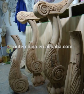 重型结构3d枪托制作4轴数控路由器4轴8头木材雕刻机 - Product Image 6