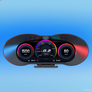 Màn hình hiển thị HUD GPS P5 OBD2 cảm ứng LCD 6.8 inch mới năm 2025, tốc độ kế hiển thị trên kính lái cho ô tô, 12 ngôn ngữ - Product Image 1