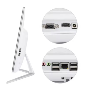 立式一体机 + 电脑21.5 27 23.8 24英寸i7 4gb/8gb台式机一体机win10系统弯曲电脑i3 i5，带电池 - Product Image 3