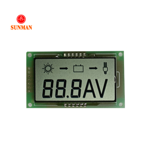 7 Segment LCD-Modul tn benutzer definierte monochrome Solarenergie Generator Beschilderung Batterie ladung Lades teuerung Bildschirm Anzeige LCD - Product Image 1