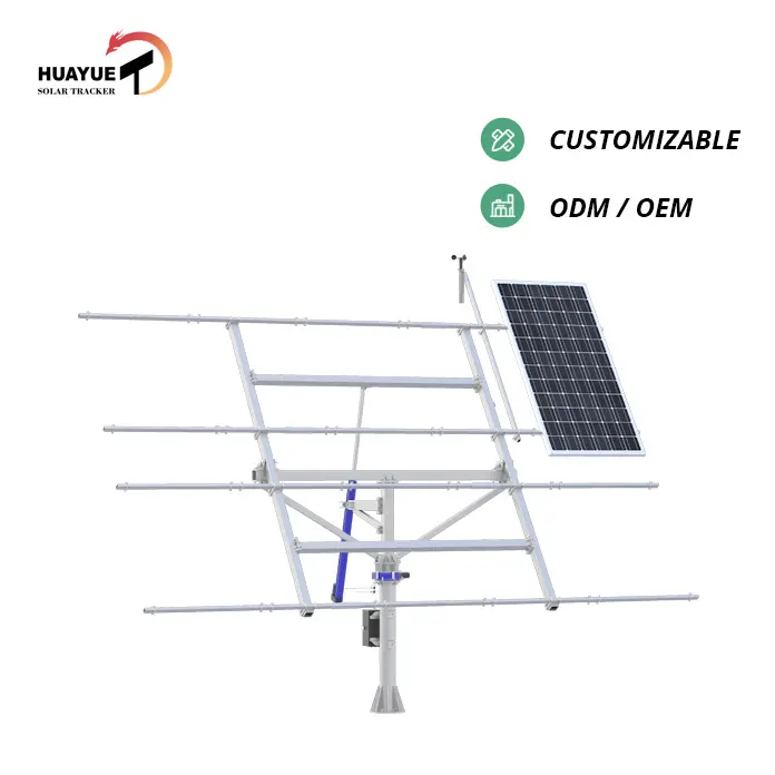 3kw HYS-10PV-144-LSD Hohe kosten leistung solar tracker controller 2 achsen tracker solar tracking dual achsen solar tracker