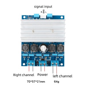 Professional Audio Power <strong>Amplifier</strong> Module Factory Supply 50W*2 High Power Stereo TDA7492 Built in Audio Power <strong>Amplifier</strong> Module - Product Image 1