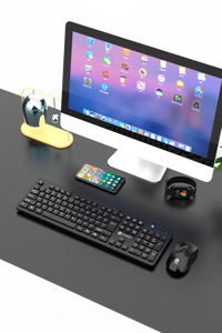 Combo de teclado y ratón inalámbricos para ordenador, accesorios de escritorio, el más barato - Product Image 6