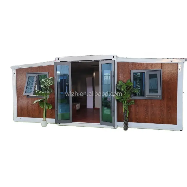 20/40 Fuß Luxus vorgefertigtes erweiterbares modulares winziges Minihaus fertighaus mit Bad und 1 2 3 4 Schlafzimmern