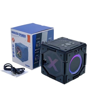 RGB LED Wireless Speaker Rubik's Cube Decorative Audio <strong>System</strong> with for Bluetooth TWS FM Radio Powerful Sound for <strong>Computer</strong> Use - Product Image 1