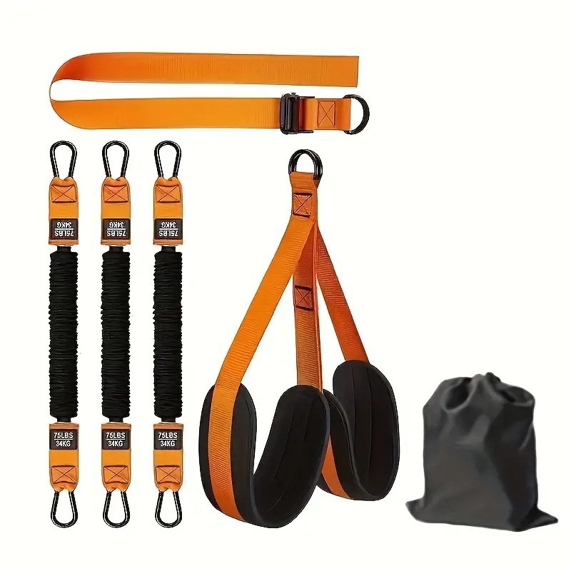 Orange 225 lb pull-ups (3 ropes)