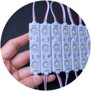 DC24V DC12V 1.5W light 1.2W alüminyum PCB 3 cips smd2835 işareti mektup ışık tasarım kaynağı için led modülü - Product Image 4