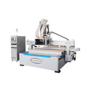 Mesa de trabajo de 2100x3000mm para fabricación de puertas de madera, máquina cnc con carga automática, mesa de descarga - Product Image 2