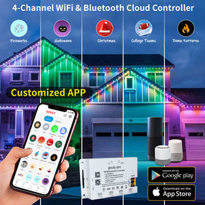 Gouly fabrika <span class=keywords><strong>led</strong></span> kalıcı noel tatil ışıkları ip68 su geçirmez açık saçak <span class=keywords><strong>led</strong></span> ışık zinciri - Product Image 5