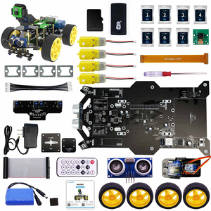 Raspbot AI Vision Robot auto con fotocamera FPV progettata per i principianti di imparare AI design AI per <span class=keywords><strong>Raspberry</strong></span> <span class=keywords><strong>Pi</strong></span> 5