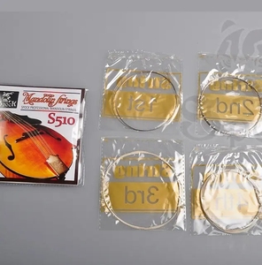 Parti di strumenti a corda per strumenti musicali lega di rame placcata argento 8 corde mandolino - Product Image 5