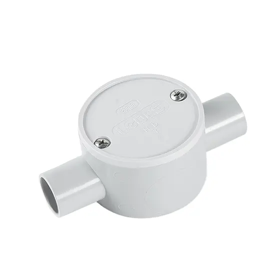 20Mm 2 Manier Ondiepe Junction Box Ronde Aansluitkastje Met As/Nzs 2053 Standaard