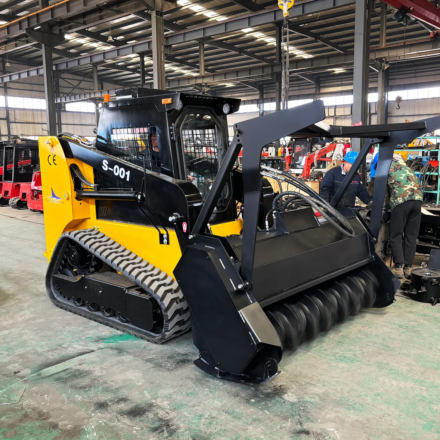 Prezzo a buon mercato nuova pista Skid Steer Loader Skid Steer Diesel grande flusso Skid Steer Mulcher per la vendita