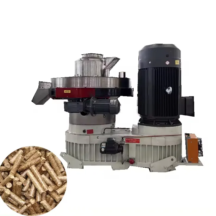 Facile funzionamento 1500 kg/h macchina a pellet di legno biomassa combustibile produzione biomassa segatura pellet mulini