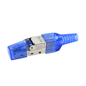 Red sin herramientas Ftp Stp Blindado Cat6a Conector Modular Rj45 8p8c Enchufe Modular - Product Image 1