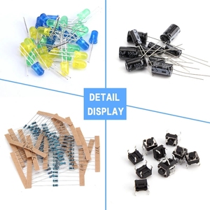 Wholesale Electronics Component Basic Starter Kit Capacitor Compatible With <strong>Arduino</strong> R3 Precision <strong>Potentiometer</strong>, Buzzer