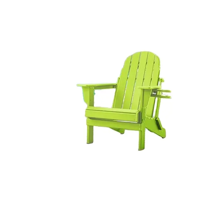 Sedia all'aperto del Patio di colore verde per il prato, il cortile, la piattaforma, giardino, bordo piscina, facile installare,