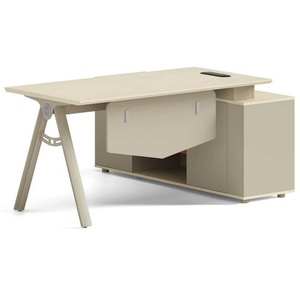 Executive legno scrivania da ufficio allungabile funzione facile montaggio piccoli mobili per la casa ufficio cassetti tavoli da lettura per la ricezione