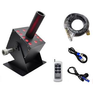 TopflashstarリモートコントロールCO2ジェットマシン12個RGB LEDステージライトCO2 Cryoジェットスモークマシンパーティーウェディングコンサート用 - Product Image 6
