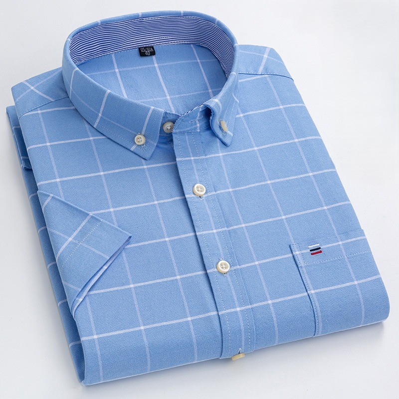 628-Blue checkered