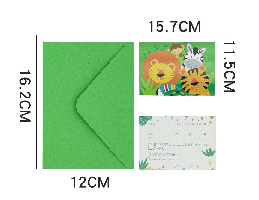 Invitation card 16pcs