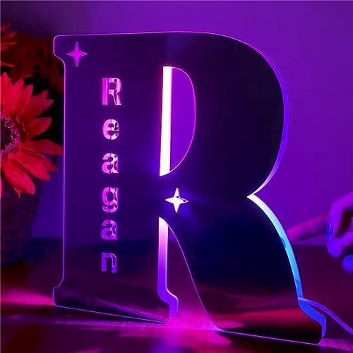 Initial Letter Wall Mirror Light
